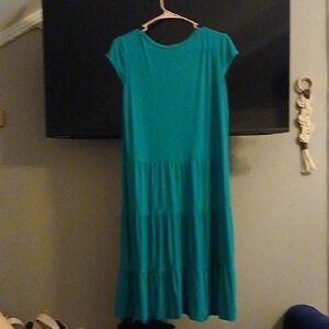Elegant Teal Dress